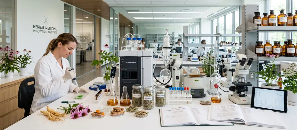 Laboratorio de análisis de suplementos naturales para el control de peso