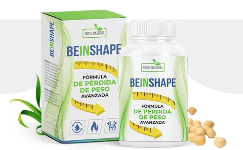 Frasco de BeInShape, cápsulas naturales para bajar de peso